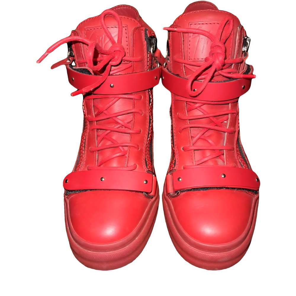 Giuseppe Zanotti Red Women Authentic Sneakers / Booties Sz. 37